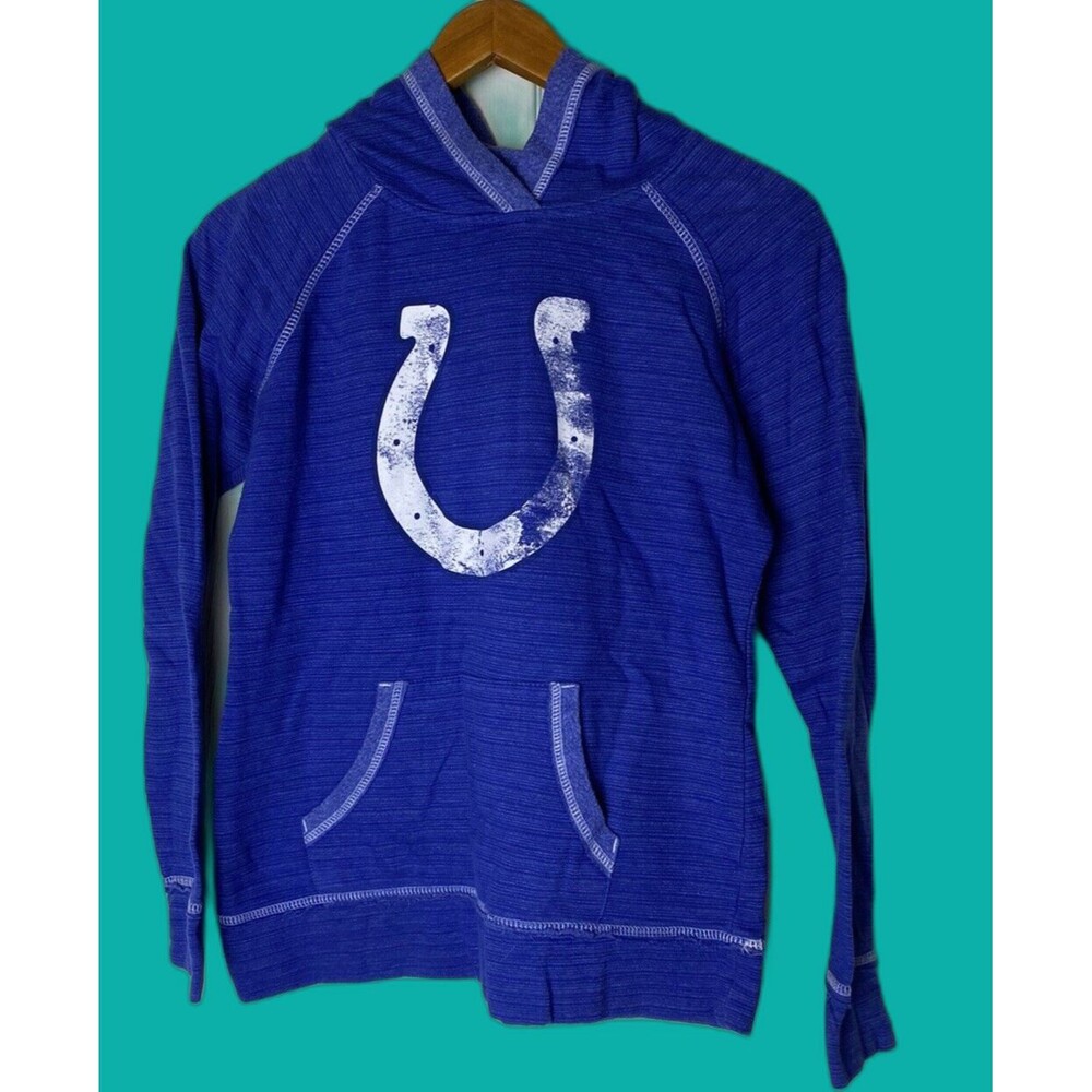 Indianapolis Colts NFL Team Apparel Women's Graphic Hoodie Size M